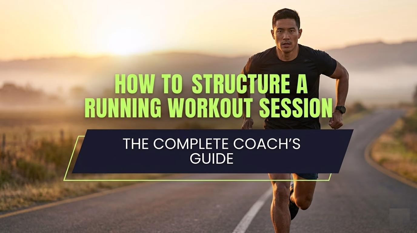 How to structure a running workout session — complete coach's guide to session anatomy and training phase design