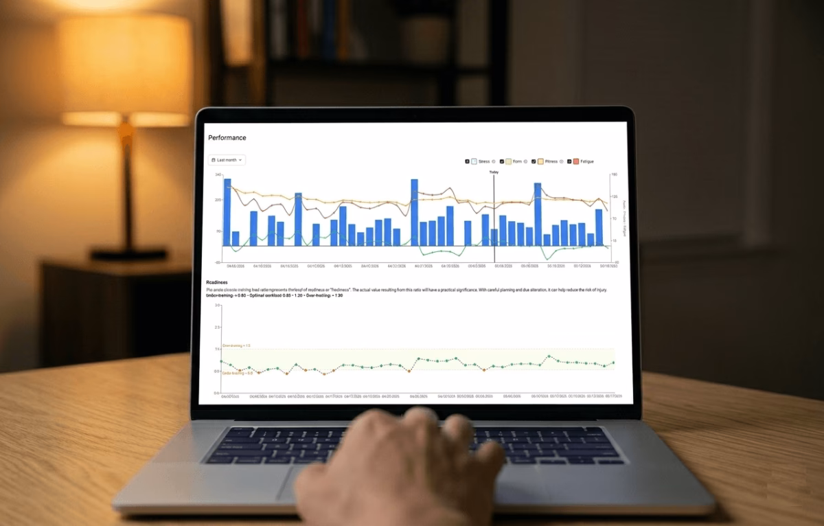Coach reviewing tempo run workout weekly structure on EndoGusto training platform dashboard