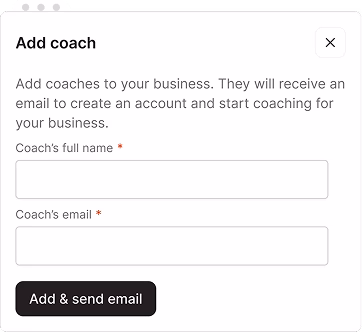 Assigning athletes to a coach in EndoGusto